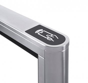 PERCo-ST-11 (STC-11S) Турникет распашной с крышкой из стали и резиновыми вставками