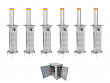 CAME TBD 220H600 KIT (6 BOLLARDS) Комплект боллардов