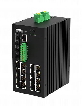 GIGALINK GL-SW-G207-16P4ST-I Управляемый промышленный L2+ коммутатор