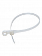 Хомут нейлоновый 100х2,5 бесцветный, с отверстием (100 шт)