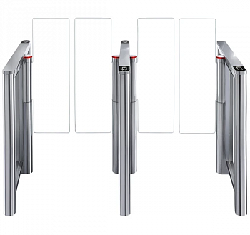 PERCo-STD-11 (SDС-11S) (ATG-425) Центральная секция с крышкой из стали и резины + створки 425 мм