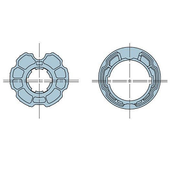 NICE 515.27300 Адаптер для круглого вала