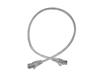 Netko Патч-корд UTP4 cat 5е, 0,5м, ВС, LSZH, серый, литой коннектор Optima