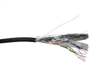Netko Кабель FTP4 cat.5е, одножильный, 305м, Cu, наружный, черный