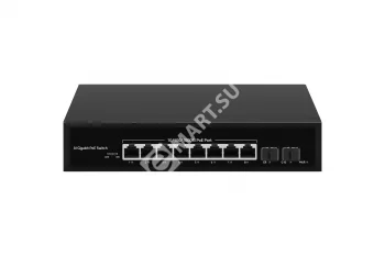 GIGALINK GL-SW-G007-08P Неуправляемый коммутатор PoE