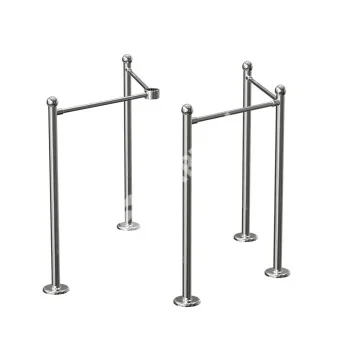 Ростов-Дон ОУ-Р ХРОМ угловое Ограждение для роторного турникета