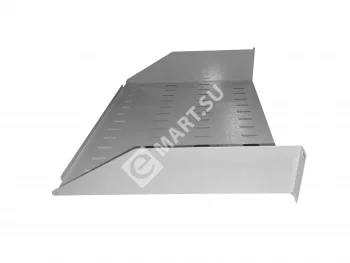 Netko Полка консольная 2U, глубина 370, без крепежа, серая