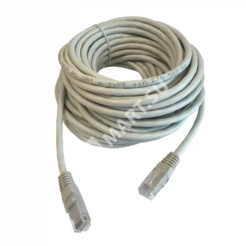 Technolink Патч-корд UTP4 rj45-rj45, cat.6, 10.0м, BC, серый, литой коннектор