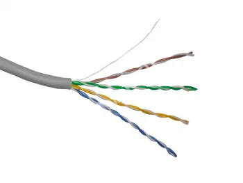 Skynet Кабель Premium UTP4 cat.5е, одножильный, 305м, Cu, Проходит Fluke тест, нг(А)-LSZH, серый