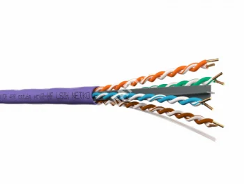 Netko Кабель U/UTP4 cat.6a, 4 пары 23 AWG BC, 305м, с крестовиной, нг(А)-HF LSZH