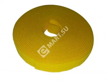 Netko Лента-липучка многоразовая 14,5мм*5м, желтая