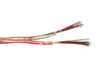 Netko Кабель акустический 2*0.75мм2 (42*0.15мм) CCA, 100м, пластиковая катушка, прозрачный Optima