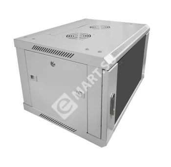 Netko Шкаф настенный 6U серия WMA (Wall Maestro) (600х450х370), разборный, передняя стеклянная дверь