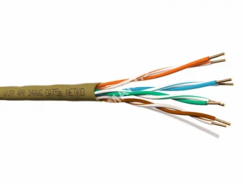 Netko Кабель U/UTP4 cat.5e, 4 пары 24 AWG BC, 305м, цвет бежевый, одножильный