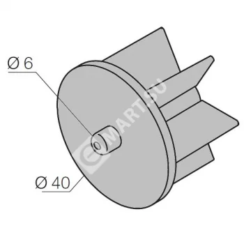 NICE 575.12040 Капсула со штифтом