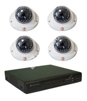Hunter IP KIT-4/64 Комплект видеонаблюдения на 4 камеры 1,3Mp